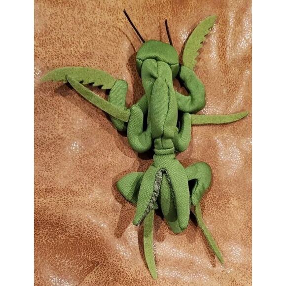 Folkmanis Mini 7 Inch Praying Preying Mantis Finger Puppet No Tags - Picture 2 of 4